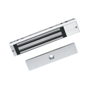 Chapa Magnética de 617 Lbs (280 Kg) | Montaje en Puerta Normal o de Vidrio | Certificado CE | Uso en Interior | Indicador LED | Magnetismo Anti-residual