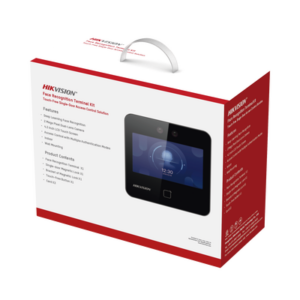 Kit de Control de Acceso TODO INCLUIDO con Lector de Rostros, QRs y Tarjetas | 1,500 rostros | Compatible con App HIKConnect |Incluye Electroimán Botón de Salida y Montajes Z y L para imán | HIK-IA
