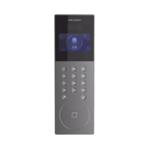 Videoportero IP Multiapartamento con Reconocimiento Facial | Llamada a App HikConnect (requiere monitor) | Protección IP65 | Apertura por Rostro, Tarjeta o App