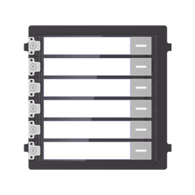 Módulo de Botones Para Videoportero Modular | Llamada de un solo Toque | Soporta Hasta 6 Monitores Principales