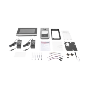 Kit de Videoportero IP PoE Estandar con llamada a App de Smartphone (Hik-Connect) | Apertura con Tarjeta MIFARE | Frente de calle IK08 & IP65 | Soporta 2 puertas