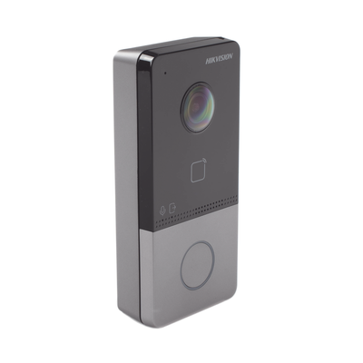 Videoportero IP 2 Megapixel | PoE Estandar | IP65 | Apertura desde Hik-connect | Soporta 1 Departamento y Hasta 6 Monitores | Soporta Tarjetas Mifare | 1 Salida Relay