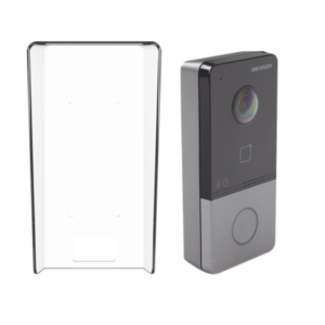 Kit Videoportero IP + Carcasa protectora 2 Megapixel | PoE Estandar | IP65 | Apertura desde Hik-connect | Soporta 1 Departamento y Hasta 6 Monitores | Soporta Tarjetas Mifare | 1 Salida Relay