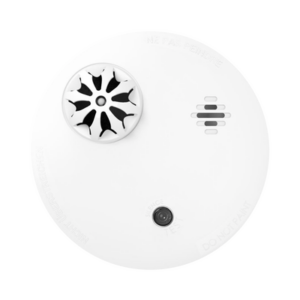 (AX PRO) Detector de Temperatura Inalámbrico para Panel de Alarma HIKVISION | Interior | Soporta Funcionalidad Autónoma | Alerta cuando Excede los 57°C | No compatible con el panel DS-PHA64-LP