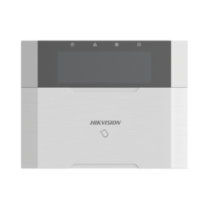 (AX HYBRID PRO) Teclado Compatible con el Panel Hybrid Pro Hikvision DS-PHA64-LP y DS-PHA64-LP(B) | Pantalla LCD | 2 zonas cableadas | 1 salida de alarma | 64 Llaveros