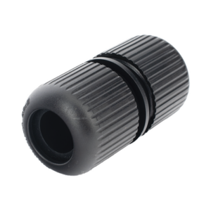 Protector para Exterior IP68 | Adaptador para el Conector Tipo Plug (12 Vcc) en Cámaras Epcom | Color Negro | Hikvision | Hilook