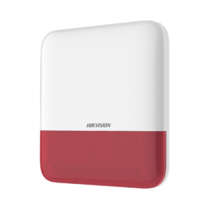 (AX PRO) Sirena Inalámbrica con Estrobo Rojo para Exterior IP65 | 110 dB