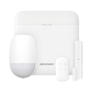 (AX PRO) KIT de Alarma AX PRO con GSM (3G|4G) | Incluye: 1 Hub con bateria de respaldo | 1 Sensor PIR | 1 Contacto Magnético | 1 Control Remoto | Wi-Fi | Compatible con Hik-Connect P2P