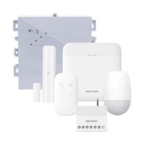 (AX PRO + YONUSA) KIT de Alarma AX PRO | Incluye: 1 Hub con bateria de respaldo | 1 Energizador 2500Mts Lineales | 1 Relevador 0 a 36 Vcc (Max. 5 A) con Entrada de Alarma 27|7 | 1 Keyfob | 1 PIR Interior | 1 Magnético