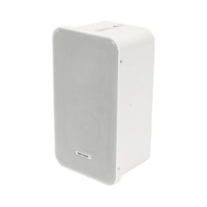 Altavoz Tipo Columna | 20 Watts | 100 V | Rejilla de Metal | Color Blanco | Montaje en L | Exterior IP66