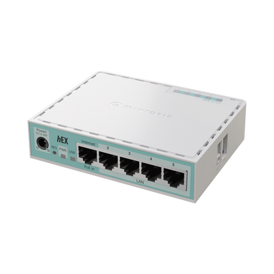 (Hex Version 2024) Router con 5 Puertos Gigabit Ethernet, 1 Puerto USB | CPU ARM Doble Nucleo| RAM 512 MB| Balanceo de Cargas