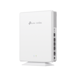 Punto de Acceso GPON Omada | WiFi 6 AX1800 | 1 puerto GPON | 1 Puerto FXS | 4 Puertos 10|100|1000 RJ45 | Wi-Fi 6 AX1800 | Mesh Omada | Configuración por Controlador o Stand-Alone | Para Montaje en Escritorio-Pared