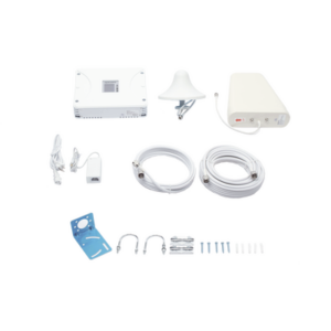 Kit Amplificador de Señal Celular 2G, 3G, 4G y 5G | Mejora llamadas convencionales y VoLTE | Amplifica señal de TELCEL, AT&T, MOVISTAR, BAIT,DiRi y más | Cubre hasta 300 m² con una antena y hasta 900 m² con 3 antenas.