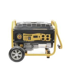Generador a Gasolina | Planta de Emergencia 3kW (7HP), 110Vca, Encendido de Jalón, Jaula con Ruedas para Fácil Traslado