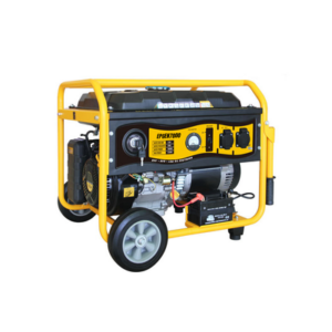Generador a Gasolina | Planta de Emergencia de 6.5KW, 220Vac 2 Fases, Jaula con Ruedas para Fácil Traslado y Encendido Electrónico