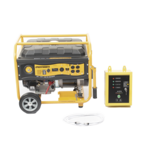 Generador a Gasolina | Planta de Emergencia con Encendido Automático, 6.5KW, 220Vac 2 Fases, Jaula con Ruedas para Fácil Traslado