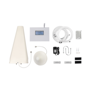 Kit Amplificador de Señal Celular TRIPLE banda de frecuencia | Mejora las llamadas convencionales y VoLTE | Soporta los datos de las tecnologías 2G, 3G y 4G de TELCEL, AT&T y MOVISTAR | Puede cubrir hasta 2 espacios de 300 m2 cada uno.