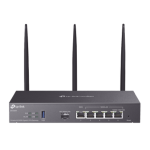 Router Omada VPN | SDN Multi-WAN Gigabit | 1 Puerto WAN SFP Gigabit | 1 Puerto WAN RJ45 Gigabit | 2 Puertos LAN RJ45 Gigabit | 2 Puertos Configurables LAN|WAN | 150,000 Sesiones Concurrentes | Administración Centralizada Omada o Stand-Alone