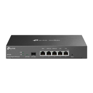 Router Omada VPN | SDN Multi-WAN Gigabit | 1 Puerto WAN SFP Gigabit | 1 Puerto WAN RJ45 Gigabit | 2 Puertos LAN RJ45 Gigabit | 2 Puertos Configurables LAN|WAN | 150,000 Sesiones Concurrentes | Administración Centralizada Omada o Stand-Alone