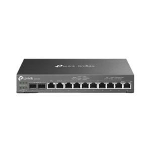 Router Omada VPN | SDN Multi-WAN 1G | Switch con PoE y Controlador | 2 puerto WAN|LAN SFP 1G | 1 Puerto RJ45 WAN | 1 Puerto WAN|LAN RJ45 | 8 Puertos PoE+ LAN RJ45 | 24,980 Sesiones Concurrentes