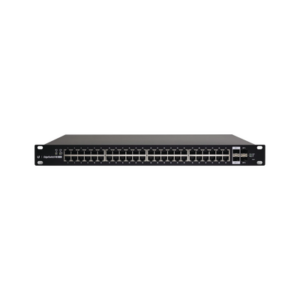Switch EdgeMAX Administrable de 48 Puertos Gigabit con PoE+|PoE Pasivo 24V + 2 Puertos SFP + 2 Puertos SFP+, 500 W