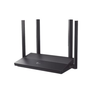 Router WiFi 6 AX 1500 Mbps | MU-MIMO 2X2 y OFDMA | 1 Puerto WAN Gigabit | 3 Puertos LAN Gigabit | Soporta IPV6 y TR-069 | 4 Antenas Beamforming | Seguridad WiFi WPA3