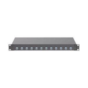 Distribuidor de Fibra Óptica, Con 12 Conectores LC Duplex (24 Fibras), Para Fibra Multimodo OM3|OM4, 1 UR