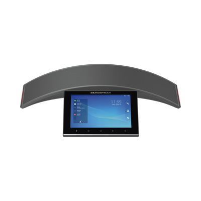 Teléfono - Audioconferencias IP Android 10, 12 líneas SIP con 12 cuentas, pantalla táctil 8", puertos Gigabit, Wi-Fi, Bluetooth, PoE, codec Opus, IPV4|IPV6 con gestión en la nube GDMS