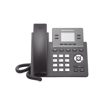 Teléfono IP Grado Operador, 4 líneas SIP, pantalla a color 2.4", PoE, codec Opus, IPV4|IPV6 con gestión en la nube GDMS