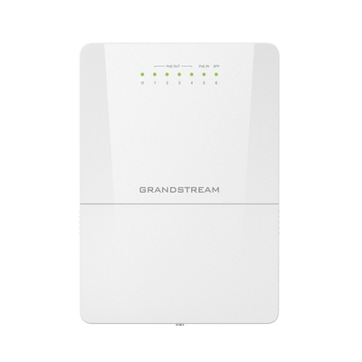 Switch PoE Lite administrable para exteriores de 6 puertos (5GE+1SFP) | Clasificación IP66 a prueba de polvo y agua
