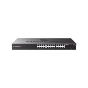 Switch Gigabit Administrable | 24 puertos 10|100|1000 Mbps + 4 Puertos SFP Uplink | Compatible con GWN Cloud.