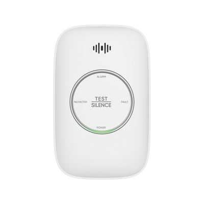 (HikFire) Detector de Gas LP Propano C3H8 | Alarma Temprana | Salida para cierre de Válvula y|o activación de Ventilador | Protección IP30 | Alarma de 70dB a 115dB a 1 metro de distancia