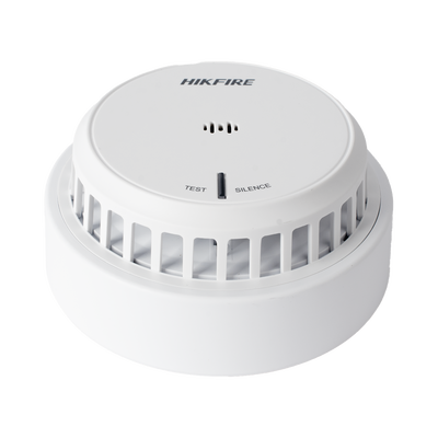 (HikFire) Detector de Humo Óptico Hikvision | Tecnología Avanzada de Detección de Incendios | Alarma Temprana y Fiabilidad Certificada