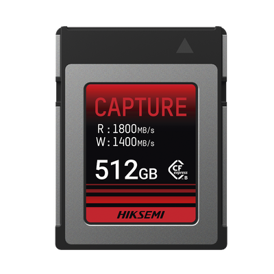 Memoria CFexpress tipo B | Clase 10 de 512 GB | Especializada para Cámaras de Fotografía y Video | 1800 MB|s Lectura | 1700 MB|s Escritura