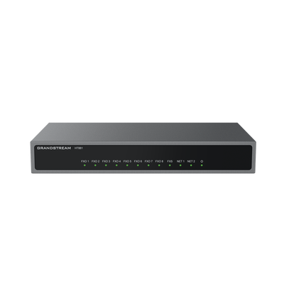 Gateway Analógico 8 FXO (Conectar Lineas Analógicas) | 3 Perfiles SIP | 1 Puerto FXS | NAT de Alto Rendimiento | Soporte Lifeline | Fax T.38 | Cifrado AES | Failover SIP | Conferencia de Voz 3 Vías