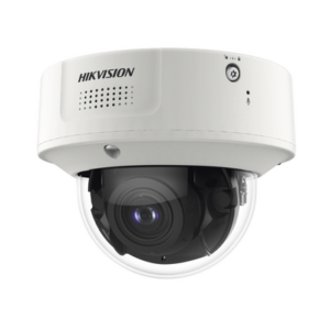 Domo IP 4 Megapixel | Lente Mot. 2.8 a 12 mm | 40 mts IR EXIR | IK10 | IP67 | H.265+ | WDR 140 dB | Captura Facial | DeepinView | Búsqueda por Atributos | 2 Micrófonos Integrados | Micro SD
