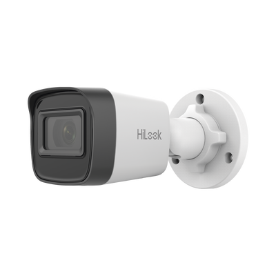 HiLook Series | Bala IP 2 Megapixel (1080p) | Lente 2.8 mm | 20 mts IR | Exterior IP67 | PoE | dWDR | H.265+ | ONVIF