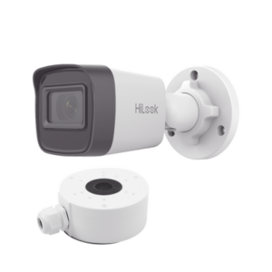 HiLook Series | Bala IP 4 Megapixel | 20 mts IR | Exterior IP67 | PoE | dWDR | Lente 2.8 mm + Caja de conexión DS-1280ZJ-XSP