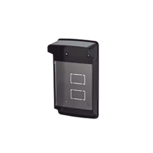 Carcasa Protectora Universal Color Negro con Tapadera de Acrílico | Medidas 245 × 143 × 83 mm | Compatible con Múltiples Modelos de Control de Acceso