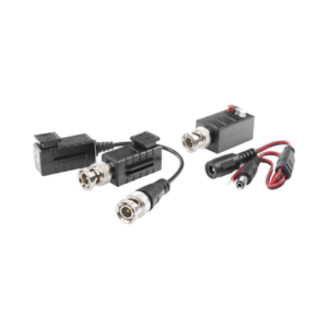 Kit de TRANSCEPTORES DE VIDEO DE LARGO ALCANCE | 320 Metros | Resolución 720P y 1080P | Cat 5e|6 | Compatible con cámaras HD-TVI|CVI|AHD|CVBS | Alimente solo el Receptor | Protección Interconstruida contra sobretensión.