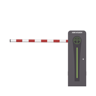 Barrera Vehicular con Brazo Abatible por Colisión 4 mts INCLUIDO | Izquierda | Alto Desempeño | Brushless | Semáforo Rojo-Verde en Gabinete | Incluye 2 Controles Remotos