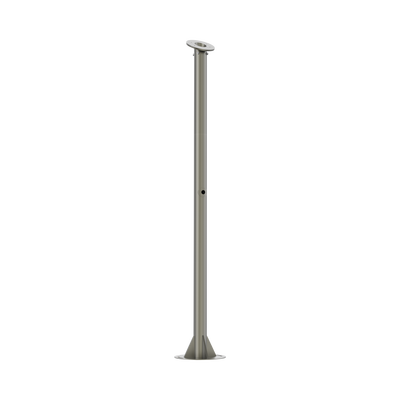 Poste para Cámara ANPR | Compatibilidad con cámara DS-TCG406-E(S),DS-TCG406-E(ER)(2812)| Altura de 1.5 Metros | Color Gris