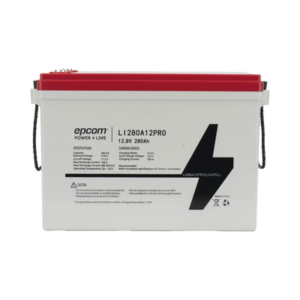 Batería de Litio Ciclo Profundo | 12.8 Vcc 280Ah (3.58 kWh) | LiFePO4 | 6000 Ciclos | Descarga 140A | Carga Rápida 100A | Solar y Marina | BMS con Corte a 11.2V