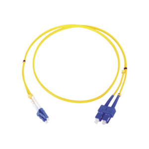 Jumper de Fibra Óptica Monomodo LC|SC Duplex de 1 Metro (3.28 Pies)