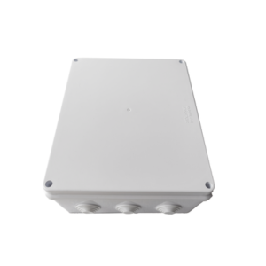 Caja de Derivación-Conexión para Exterior IP56 con 12 Entradas | 300 x 250 x 120 mm | Sellado Seguro con Empaque + 4 Tornillos | Resiste Agua, Polvo y Sol Directo