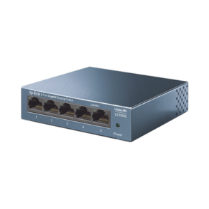 Switch de escritorio Gigabit de 5 puertos 10|100|1000Mbps, carcasa metálica