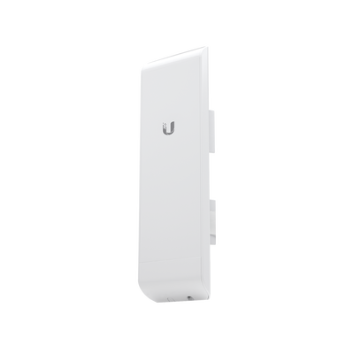 NanoStation airMAX M2 CPE, hasta 150 Mbps, frecuencia 2 GHz (2412-2462 MHz) con antena integrada de 11 dBi