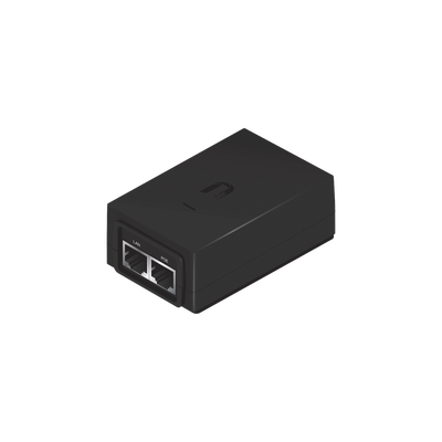 Adaptador PoE Ubiquiti de 48 VDC, 0.5 A, Fast Ethernet (10|100 Mbps)