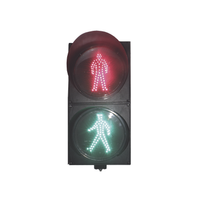 Semáforo Peatonal Indicador Alto | Siga estático | Diámetro 20 Cms.