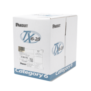 Bobina de Cable UTP 305 Metros (1000 Pies) de Cobre TX6-28Æ, Azul, Categoría 6, Diámetro Reducido (28 AWG), CM|LSZH, de 4 Pares